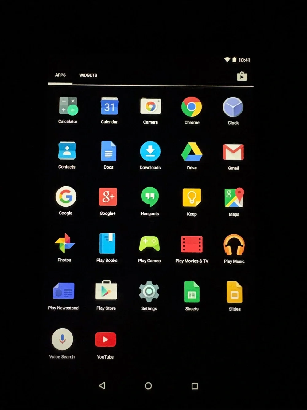 ASUS Nexus Tablet in Matte Black
